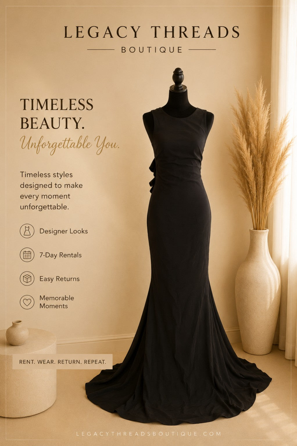 Midnight Elegance Gown