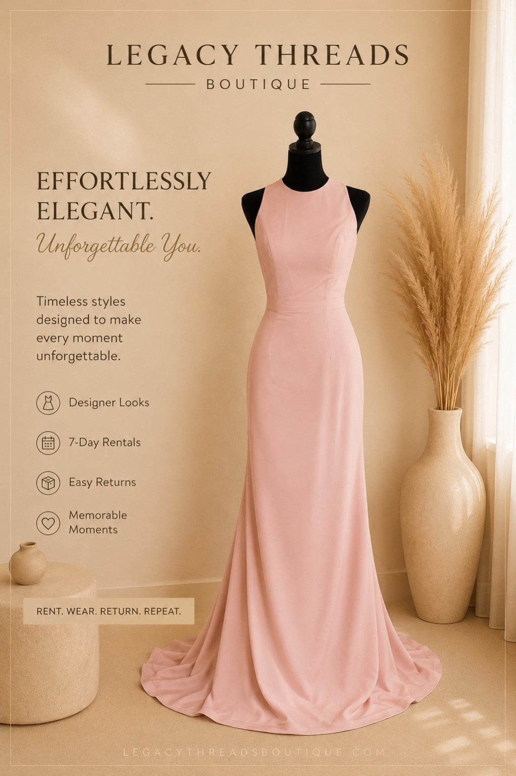Blush Serenity Gown