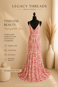 Rosé Mosaic Gown