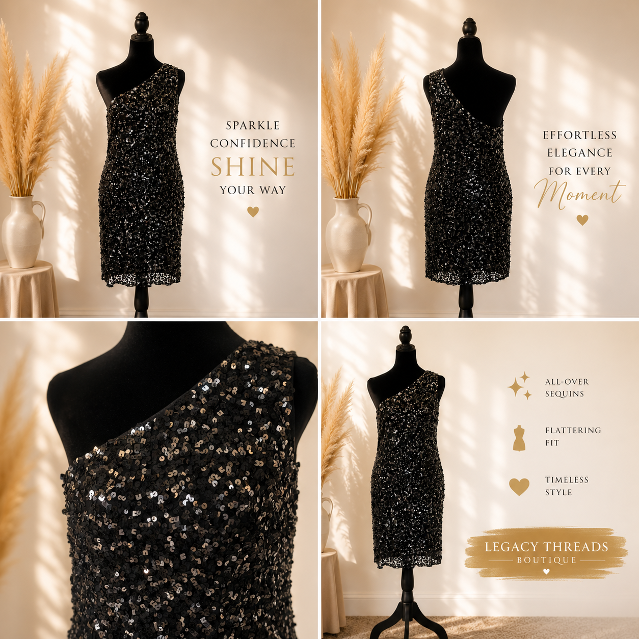 Midnight Radiance Dress